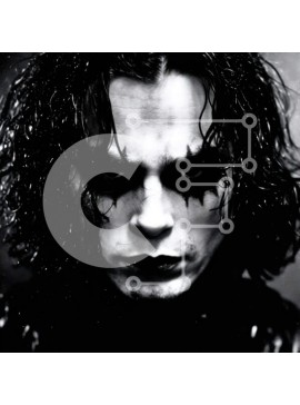 Intra Συλλεκτικό Ξύλινο Παζλ Plywood  4mm - Σκοτεινός και μυστηριώδης άντρας με δερμάτινο μπουφάν Σε Ξύλινο Κουτί - Διαστάσεις Puzzle: 10x10 cm – 25 κομμάτια