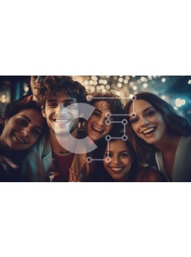 Intra Συλλεκτικό Ξύλινο Παζλ Plywood  4mm - Διασκεδαστικές στιγμές με φίλους σε ένα Lively Bar Σε Ξύλινο Κουτί - Διαστάσεις Puzzle: 10x10 cm – 25 κομμάτια