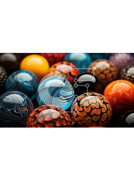 Intra Συλλεκτικό Ξύλινο Παζλ Plywood  4mm - Πολύχρωμα Πασχαλινά αυγά που τακτοποιούνται σε κύκλο Σε Ξύλινο Κουτί - Διαστάσεις Puzzle: 10x10 cm – 25 κομμάτια