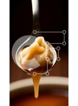 Intra Συλλεκτικό Ξύλινο Παζλ Plywood  4mm - Κουτάλι με σάλτσα ή σάλτσα Σε Ξύλινο Κουτί - Διαστάσεις: 10x10 cm – 25 κομμάτια