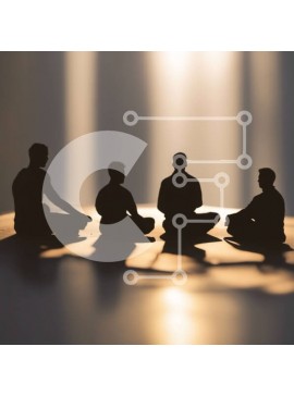 Intra Συλλεκτικό Ξύλινο Παζλ Plywood  4mm - Διαλογιστικές φιγούρες σε σιλουέτα Σε Ξύλινο Κουτί - Διαστάσεις Puzzle: 10x10 cm – 25 κομμάτια