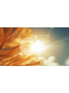 Intra Συλλεκτικό Ξύλινο Παζλ Plywood  4mm - Εκπληκτική κινηματογράφηση σε πρώτο πλάνο του ηλίανθου με τον λαμπερό ήλιο στο φόντο Σε Ξύλινο Κουτί - Διαστάσεις: 10x10 cm – 25 κομμάτια