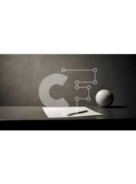 Σετ των 2 Intra Συλλεκτικό Ξύλινο Παζλ Plywood  4mm - Μινιμαλιστική εικόνα ενός λευκού αυγού και στυλό σε ένα τραπέζι Σε Ξύλινο Κουτί - Διαστάσεις: 10x10 cm – 25 κομμάτια