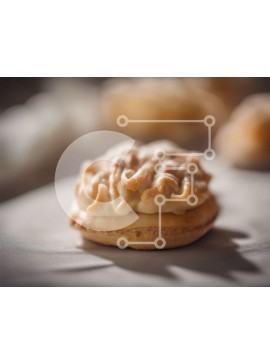 Σετ των 2 Intra Συλλεκτικό Ξύλινο Παζλ Plywood  4mm - Φρεσκοψημένη ζύμη με γλάσο σε λαδόκολλα Σε Ξύλινο Κουτί - Διαστάσεις: 10x10 cm – 25 κομμάτια