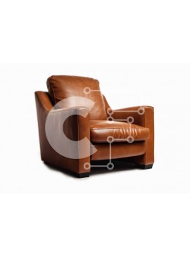 Intra Συλλεκτικό Ξύλινο Παζλ Plywood  4mm - Δερμάτινη ξαπλώστρα σε καφέ χρώμα Σε Ξύλινο Κουτί - Διαστάσεις Puzzle: 10x10 cm – 25 κομμάτια