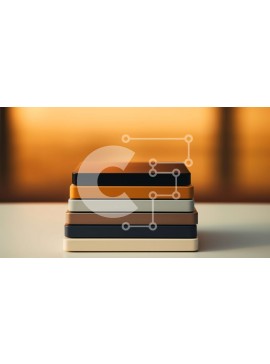 Intra Συλλεκτικό Ξύλινο Παζλ Plywood  4mm - Πολύχρωμη στοίβα βιβλίων σε ένα τραπέζι Σε Ξύλινο Κουτί - Διαστάσεις Puzzle: 10x10 cm – 25 κομμάτια