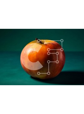 Σετ των 2 Intra Συλλεκτικό Ξύλινο Παζλ Plywood  4mm - Φρέσκο ​​και ζουμερό κόκκινο μήλο - Ιδανικό για ένα υγιεινό σνακ Σε Ξύλινο Κουτί - Διαστάσεις: 10x10 cm – 25 κομμάτια