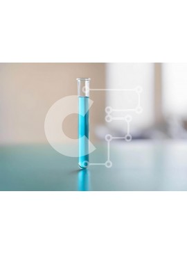 Intra Συλλεκτικό Ξύλινο Παζλ Plywood  4mm - Δοκιμαστικός σωλήνας με μπλε υγρό Σε Ξύλινο Κουτί - Διαστάσεις Puzzle: 10x10 cm – 25 κομμάτια