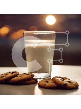 Σετ των 2 Intra Συλλεκτικό Ξύλινο Παζλ Plywood  4mm - Ζεστή και άνετη σκηνή με γάλα, μπισκότα και φρούτα Σε Ξύλινο Κουτί - Διαστάσεις: 10x10 cm – 25 κομμάτια