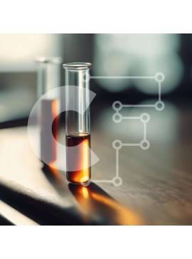 Intra Συλλεκτικό Ξύλινο Παζλ Plywood  4mm - Δοκιμαστικοί σωλήνες εργαστηρίου με καφέ υγρό Σε Ξύλινο Κουτί - Διαστάσεις Puzzle: 10x10 cm – 25 κομμάτια