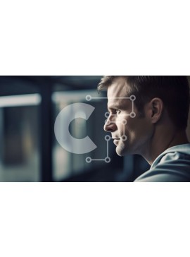 Intra Συλλεκτικό Ξύλινο Παζλ Plywood  4mm - Στοκ Φωτογραφία του ατόμου στο μπλε πουκάμισο που κοιτάζει έξω το παράθυρο Σε Ξύλινο Κουτί - Διαστάσεις Puzzle: 10x10 cm – 25 κομμάτια