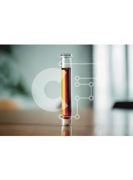 Intra Συλλεκτικό Ξύλινο Παζλ Plywood  4mm - Δοκιμαστικός σωλήνας με κόκκινο υγρό σε εργαστηριακό τραπέζι Σε Ξύλινο Κουτί - Διαστάσεις Puzzle: 10x10 cm – 25 κομμάτια