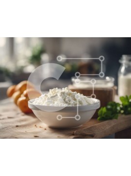 Σετ των 2 Intra Συλλεκτικό Ξύλινο Παζλ Plywood  4mm - Μπολ φρέσκου γιαουρτιού με μαϊντανό και λεμόνια Σε Ξύλινο Κουτί - Διαστάσεις: 10x10 cm – 25 κομμάτια