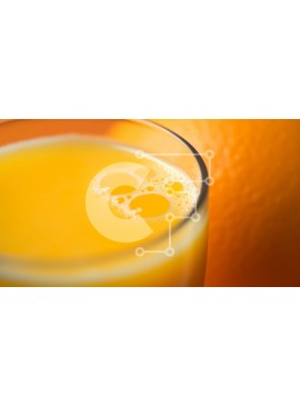 Σετ των 2 Intra Συλλεκτικό Ξύλινο Παζλ Plywood  4mm - Ποτήρι χυμό πορτοκαλιού σε ένα τραπέζι Σε Ξύλινο Κουτί - Διαστάσεις: 10x10 cm – 25 κομμάτια