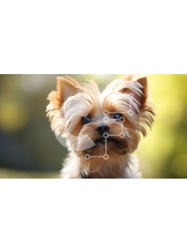 Intra Συλλεκτικό Ξύλινο Παζλ Plywood  4mm - Αξιολάτρευτο μικρόσωμο σκυλάκι με χνουδωτό καφέ και λευκό παλτό Σε Ξύλινο Κουτί - Διαστάσεις: 10x10 cm – 25 κομμάτια