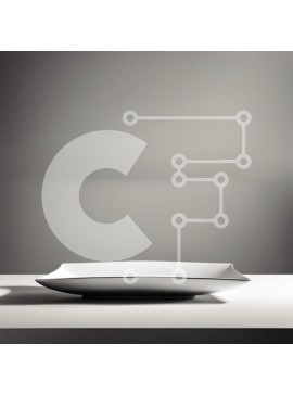 Intra Συλλεκτικό Ξύλινο Παζλ Plywood  4mm - Μινιμαλιστικό λευκό πιάτο στο τραπέζι Σε Ξύλινο Κουτί - Διαστάσεις Puzzle: 10x10 cm – 25 κομμάτια