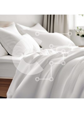 Intra Συλλεκτικό Ξύλινο Παζλ Plywood  4mm - Καθαρό και άνετο κρεβάτι με λευκά σεντόνια και μαξιλάρια Σε Ξύλινο Κουτί - Διαστάσεις Puzzle: 10x10 cm – 25 κομμάτια