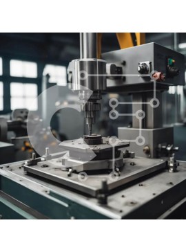 Intra Συλλεκτικό Ξύλινο Παζλ Plywood  4mm - Μηχανή κατασκευής μεταλλικών εξαρτημάτων σε βιομηχανικό περιβάλλον Σε Ξύλινο Κουτί - Διαστάσεις Puzzle: 10x10 cm – 25 κομμάτια