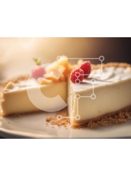 Σετ των 2 Intra Συλλεκτικό Ξύλινο Παζλ Plywood  4mm - Κρεμώδες cheesecake με επικάλυψη βατόμουρου Σε Ξύλινο Κουτί - Διαστάσεις: 10x10 cm – 25 κομμάτια