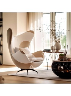 Intra Συλλεκτικό Ξύλινο Παζλ Plywood  4mm - Κομψό σαλόνι με μεγάλο παράθυρο και άνετα καθίσματα Σε Ξύλινο Κουτί - Διαστάσεις Puzzle: 10x10 cm – 25 κομμάτια