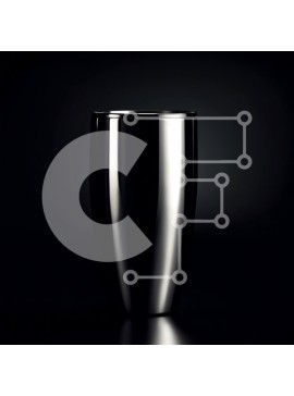 Intra Συλλεκτικό Ξύλινο Παζλ Plywood  4mm - Κομψό και κομψό ποτήρι μαύρο και ασημί Σε Ξύλινο Κουτί - Διαστάσεις Puzzle: 10x10 cm – 25 κομμάτια