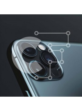 Intra Συλλεκτικό Ξύλινο Παζλ Plywood  4mm - Κοντινή όψη του iPhone 11 με φακούς διπλής κάμερας Σε Ξύλινο Κουτί - Διαστάσεις Puzzle: 10x10 cm – 25 κομμάτια