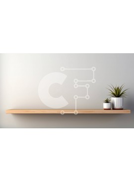 Intra Συλλεκτικό Ξύλινο Παζλ Plywood  4mm - Ξύλινο ράφι με φυτά σε γλάστρες Σε Ξύλινο Κουτί - Διαστάσεις Puzzle: 10x10 cm – 25 κομμάτια