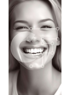 Intra Συλλεκτικό Ξύλινο Παζλ Plywood  4mm - Όμορφη εικόνα μιας χαμογελαστής γυναίκας με ξανθά μαλλιά και λευκό πουκάμισο Σε Ξύλινο Κουτί - Διαστάσεις Puzzle: 10x10 cm – 25 κομμάτια