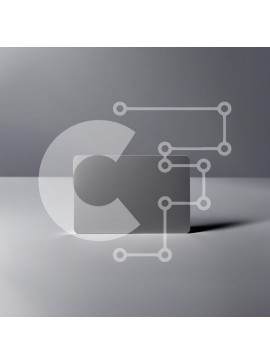 Intra Συλλεκτικό Ξύλινο Παζλ Plywood  4mm - Γκρι πιστωτική κάρτα σε γκρι επιφάνεια Σε Ξύλινο Κουτί - Διαστάσεις Puzzle: 10x10 cm – 25 κομμάτια