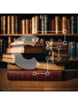 Intra Συλλεκτικό Ξύλινο Παζλ Plywood  4mm - Vintage βιβλία και ράφια σε ένα άνετο περιβάλλον βιβλιοθήκης Σε Ξύλινο Κουτί - Διαστάσεις Puzzle: 10x10 cm – 25 κομμάτια