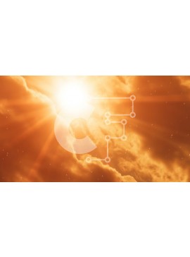 Intra Συλλεκτικό Ξύλινο Παζλ Plywood  4mm - Όμορφη εικόνα μιας ηλιόλουστης ημέρας με καθαρό μπλε ουρανό και λευκά σύννεφα Σε Ξύλινο Κουτί - Διαστάσεις Puzzle: 10x10 cm – 25 κομμάτια