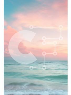 Σετ των 2 Intra Συλλεκτικό Ξύλινο Παζλ Plywood  4mm - Ήσυχο θαλασσινό τοπίο στο Λυκόφως Σε Ξύλινο Κουτί - Διαστάσεις: 10x10 cm – 25 κομμάτια