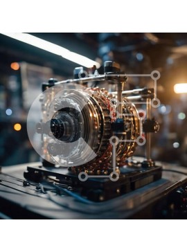 Intra Συλλεκτικό Ξύλινο Παζλ Plywood  4mm - Ισχυρό μηχάνημα σε βιομηχανικό περιβάλλον Σε Ξύλινο Κουτί - Διαστάσεις Puzzle: 10x10 cm – 25 κομμάτια