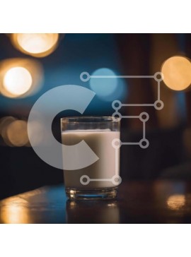 Σετ των 2 Intra Συλλεκτικό Ξύλινο Παζλ Plywood  4mm - Ποτήρι γάλα στο τραπέζι Σε Ξύλινο Κουτί - Διαστάσεις: 10x10 cm – 25 κομμάτια