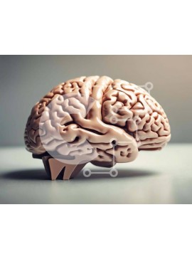 Intra Συλλεκτικό Ξύλινο Παζλ Plywood  4mm - Μοντέλο του ανθρώπινου εγκεφάλου για τη μελέτη της δομής και της λειτουργίας Σε Ξύλινο Κουτί - Διαστάσεις Puzzle: 10x10 cm – 25 κομμάτια