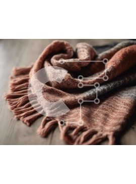 Intra Συλλεκτικό Ξύλινο Παζλ Plywood  4mm - Άνετη κουβέρτα με κρόσσια και φούντες σε ξύλινο πάτωμα Σε Ξύλινο Κουτί - Διαστάσεις Puzzle: 10x10 cm – 25 κομμάτια