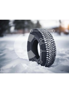 Intra Συλλεκτικό Ξύλινο Παζλ Plywood  4mm - Χειμερινό ελαστικό στο χιόνι για βελτιωμένη πρόσφυση Σε Ξύλινο Κουτί - Διαστάσεις Puzzle: 10x10 cm – 25 κομμάτια