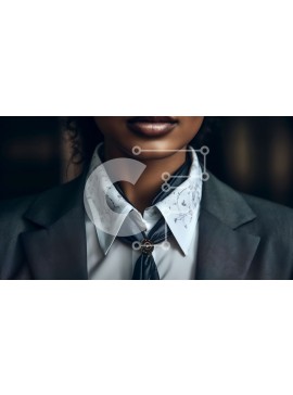 Intra Συλλεκτικό Ξύλινο Παζλ Plywood  4mm - Επαγγελματίας επιχειρηματίας με μαύρο κοστούμι και λευκό πουκάμισο με γραβάτα Σε Ξύλινο Κουτί - Διαστάσεις Puzzle: 10x10 cm – 25 κομμάτια