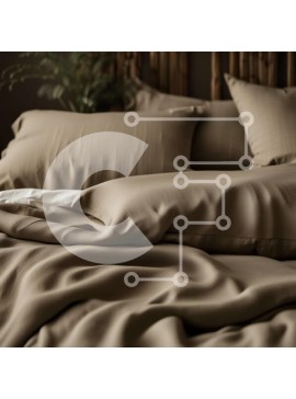 Intra Συλλεκτικό Ξύλινο Παζλ Plywood  4mm - Άνετο και άνετο κρεβάτι με μπεζ αναπαυτικό και ξύλινο κεφαλάρι Σε Ξύλινο Κουτί - Διαστάσεις Puzzle: 10x10 cm – 25 κομμάτια