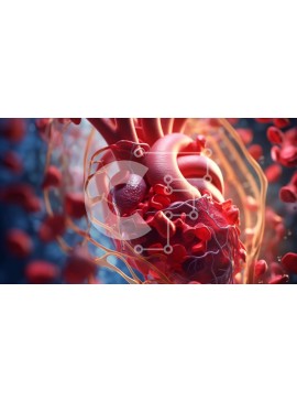 Intra Συλλεκτικό Ξύλινο Παζλ Plywood  4mm - Λεπτομερής τρισδιάστατη απεικόνιση του κυκλοφορικού συστήματος του ανθρώπινου σώματος Σε Ξύλινο Κουτί - Διαστάσεις Puzzle: 10x10 cm – 25 κομμάτια