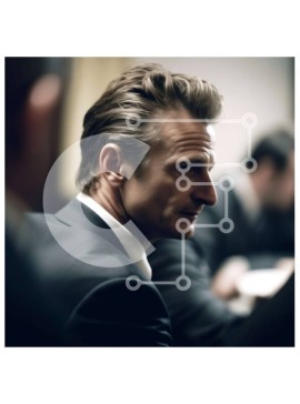 Intra Συλλεκτικό Ξύλινο Παζλ Plywood  4mm - Επαγγελματική επαγγελματική συνάντηση με άντρες με κοστούμια και γραβάτες Σε Ξύλινο Κουτί - Διαστάσεις Puzzle: 10x10 cm – 25 κομμάτια