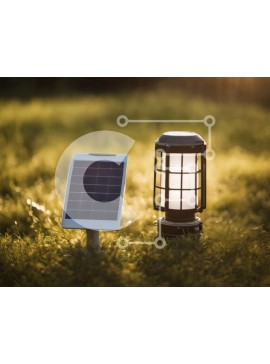 Intra Συλλεκτικό Ξύλινο Παζλ Plywood  4mm - Λάμπα με ηλιακή ενέργεια σε εξωτερικούς χώρους Σε Ξύλινο Κουτί - Διαστάσεις Puzzle: 10x10 cm – 25 κομμάτια