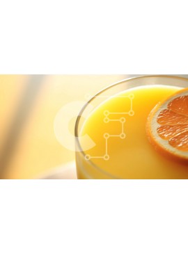 Σετ των 2 Intra Συλλεκτικό Ξύλινο Παζλ Plywood  4mm - Δροσιστικό ποτήρι χυμό πορτοκαλιού με φρέσκια φέτα πορτοκαλιού Σε Ξύλινο Κουτί - Διαστάσεις: 10x10 cm – 25 κομμάτια