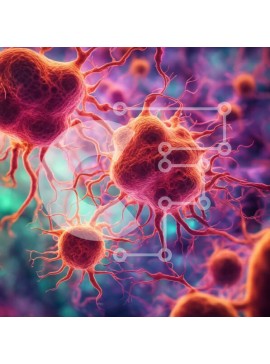 Intra Συλλεκτικό Ξύλινο Παζλ Plywood  4mm - Ερυθρά και λευκά αιμοσφαίρια στο ανθρώπινο σώμα Σε Ξύλινο Κουτί - Διαστάσεις Puzzle: 10x10 cm – 25 κομμάτια