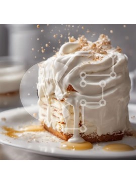 Σετ των 2 Intra Συλλεκτικό Ξύλινο Παζλ Plywood  4mm - Λαχταριστό κέικ σοκολάτας με σαντιγί Σε Ξύλινο Κουτί - Διαστάσεις: 10x10 cm – 25 κομμάτια