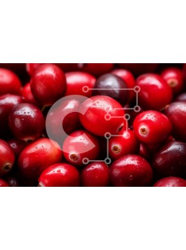 Σετ των 2 Intra Συλλεκτικό Ξύλινο Παζλ Plywood  4mm - Σωρός από κόκκινα βακκίνια Σε Ξύλινο Κουτί - Διαστάσεις: 10x10 cm – 25 κομμάτια