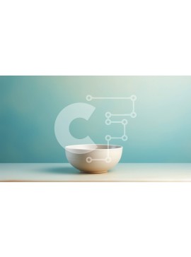 Intra Συλλεκτικό Ξύλινο Παζλ Plywood  4mm - Λευκό κεραμικό φλιτζάνι καφέ σε ξύλινο τραπέζι Σε Ξύλινο Κουτί - Διαστάσεις Puzzle: 10x10 cm – 25 κομμάτια