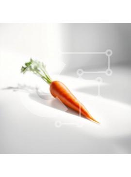 Σετ των 2 Intra Συλλεκτικό Ξύλινο Παζλ Plywood  4mm - Εύγευστη και θρεπτική εικόνα καρότου Σε Ξύλινο Κουτί - Διαστάσεις: 10x10 cm – 25 κομμάτια