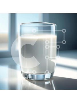 Σετ των 2 Intra Συλλεκτικό Ξύλινο Παζλ Plywood  4mm - Δροσιστική εικόνα ενός ποτηριού γάλακτος με το φως του ήλιου μέσα από ένα παράθυρο Σε Ξύλινο Κουτί - Διαστάσεις: 10x10 cm – 25 κομμάτια