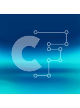 Intra Συλλεκτικό Ξύλινο Παζλ Plywood  4mm - Όμορφο θολό αφηρημένο φόντο σε μπλε και πράσινο Σε Ξύλινο Κουτί - Διαστάσεις Puzzle: 10x10 cm – 25 κομμάτια